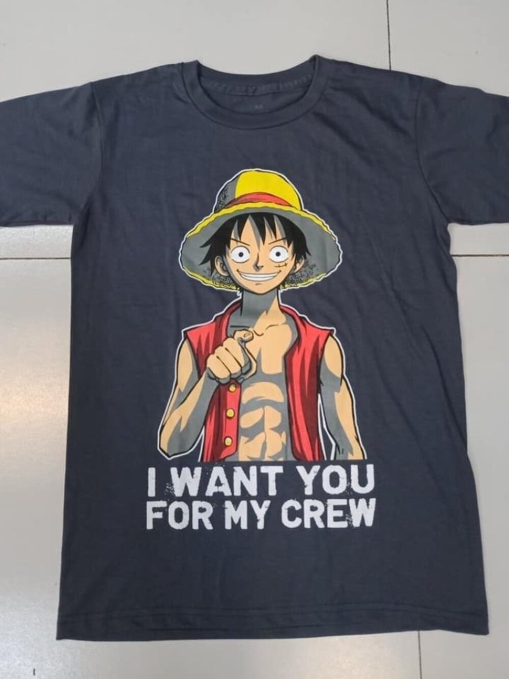 Luffy Shirt, Luffy One Piece Tee, Luffy I Want You For My Crew Shirt